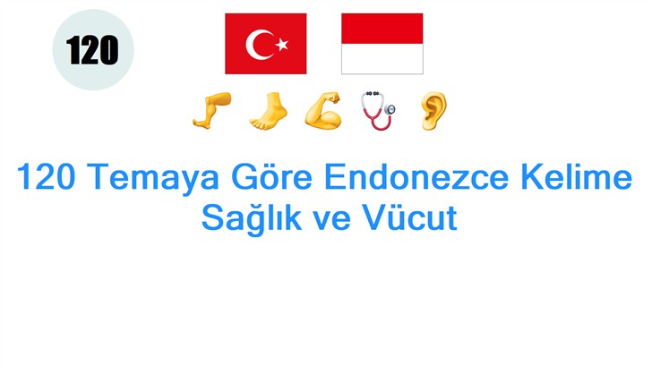 120 Temaya Göre Endonezce Kelime: Sağlık ve Vücut